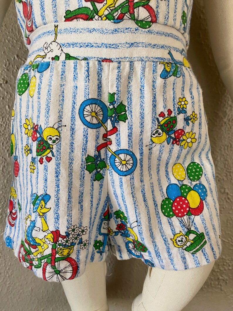 Vintage Short Overalls Baby 12-18 months