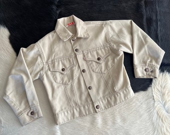 Retro Vintage White Tab Levi’s Classic Denim Jacket Size 6/8