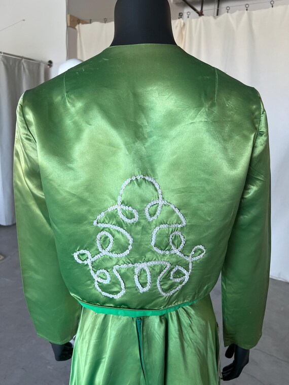 Mid Century Green Patsy Cline Inspired Vintage Sa… - image 7