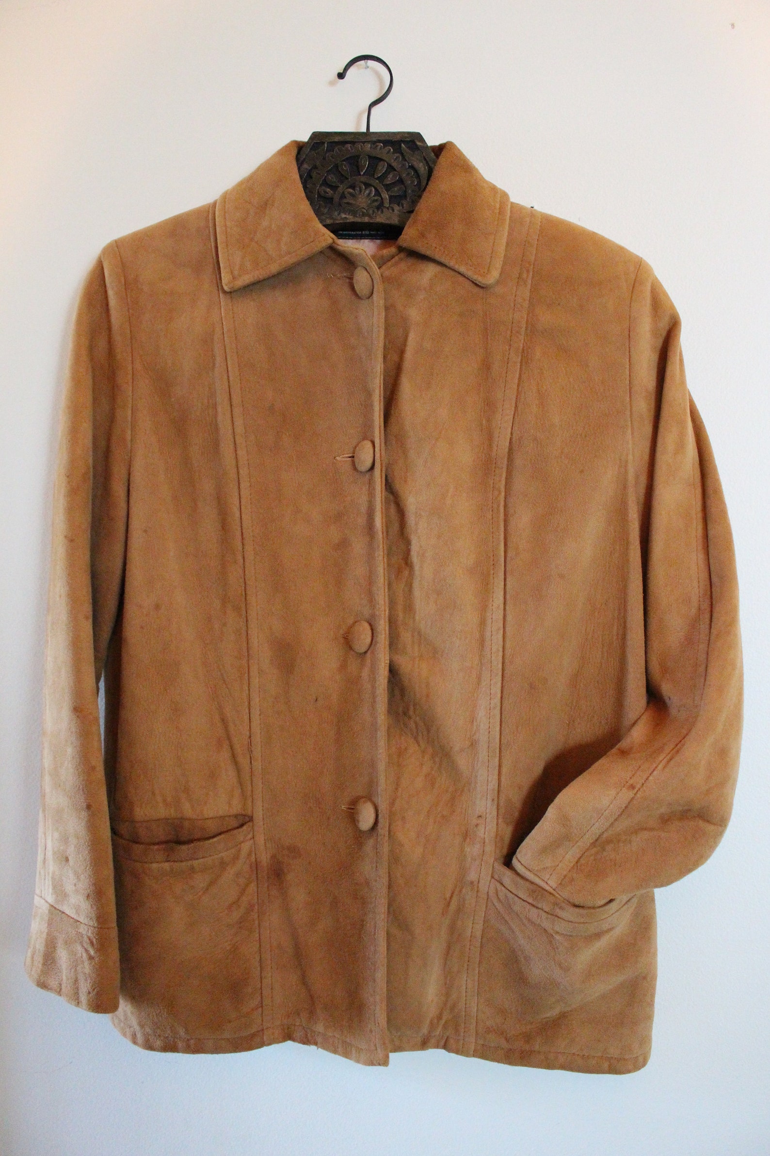 1960's Vintage HUDSONS BAY SUEDE Jacket Womens M Etsy