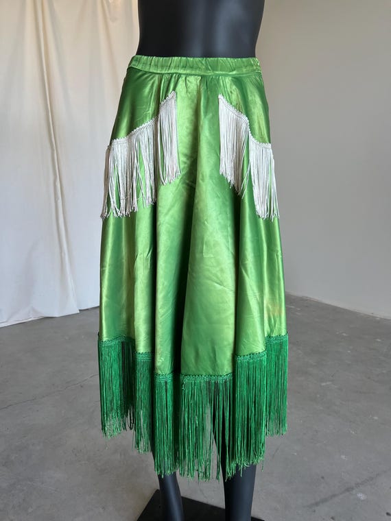 Mid Century Green Patsy Cline Inspired Vintage Sa… - image 4