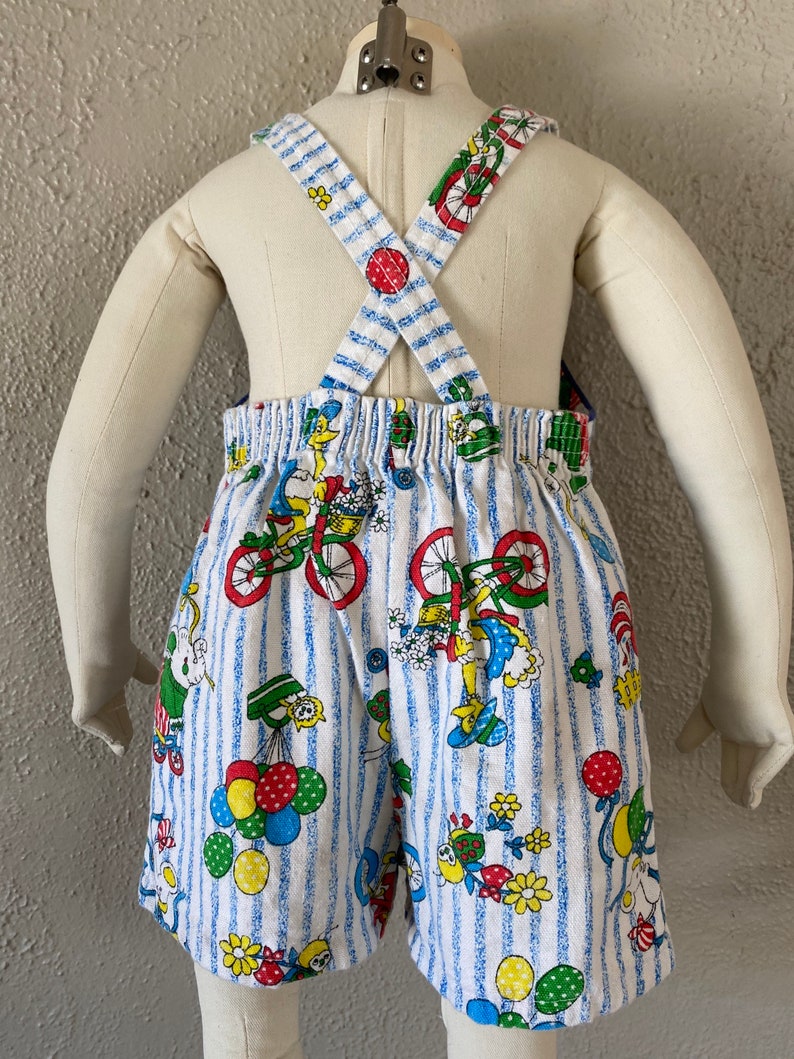 Vintage Short Overalls Baby 12-18 months