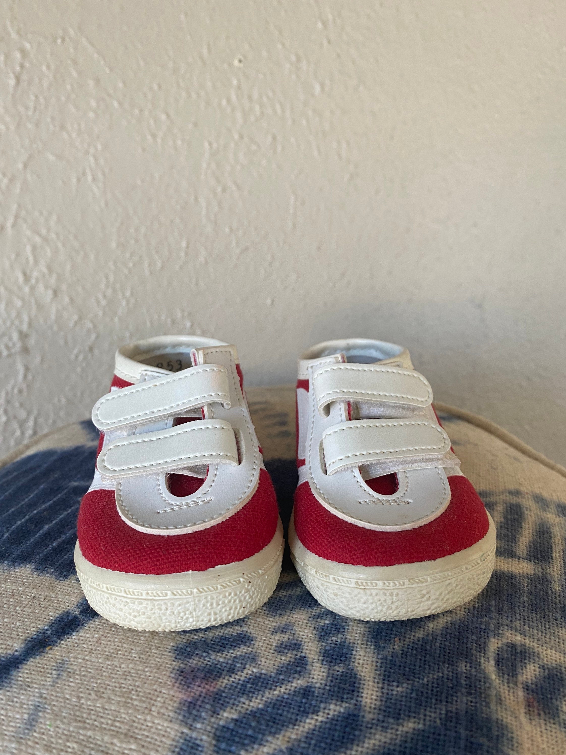 1970s Velcro Sneakers Baby Size 1 Made In USA | Etsy