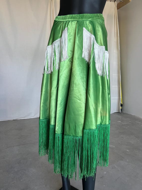 Mid Century Green Patsy Cline Inspired Vintage Sa… - image 8