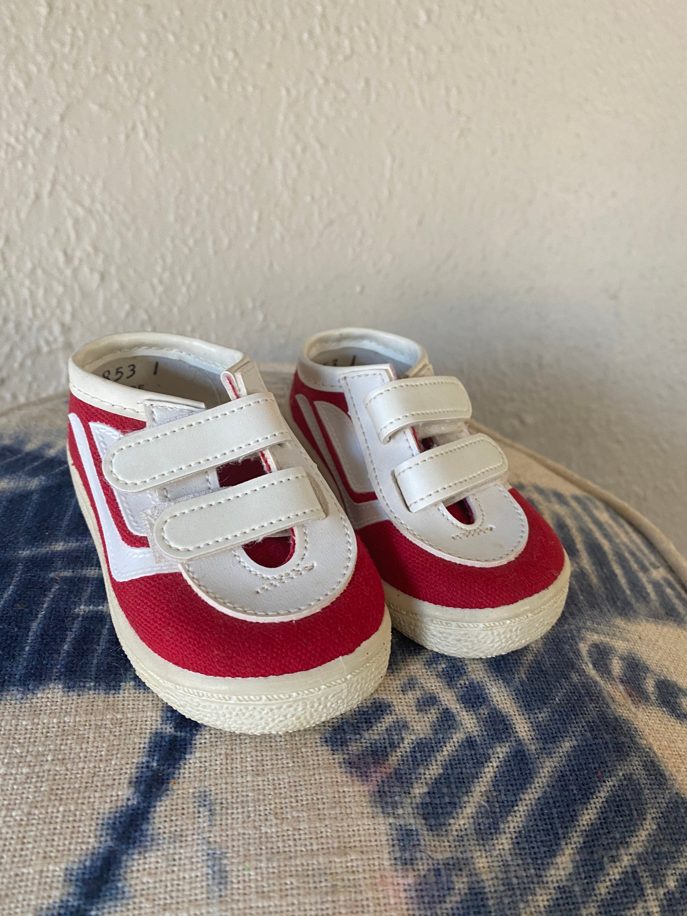 1970s Velcro Sneakers Baby Size 1 Made In USA | Etsy