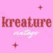 KreatureVintage store logo