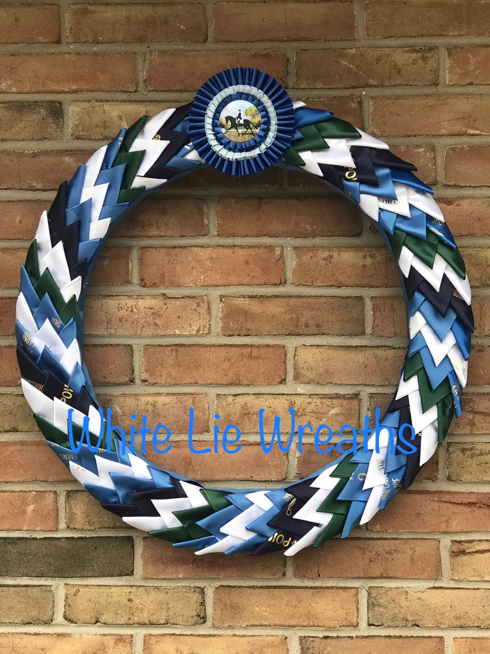 Custom Horse Show Ribbon Wreath 18 Wreath Etsy