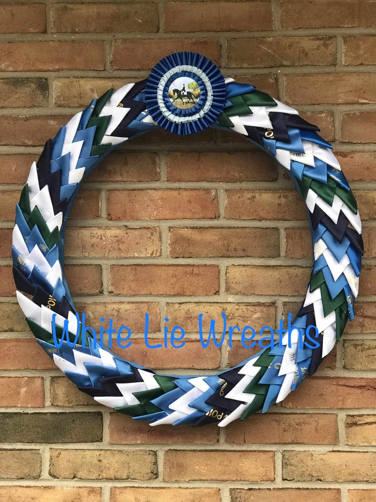 Custom Horse Show Ribbon Wreath 18 Wreath Etsy