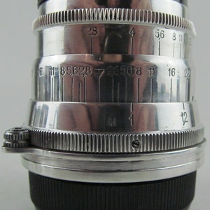 Industar i26m f/2.8 55mm Rangefinder Red P MACRO Lens M39 Mount Leica M CLA