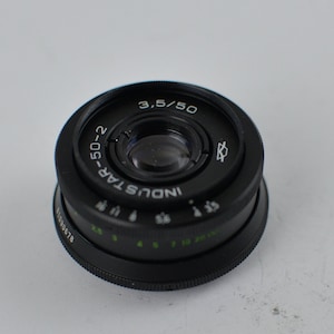 Industar 50-2 50mm f3,5 Russian portrait manual Bokeh Lens DSLR M42 Mount Tessar copy Vintage CLA