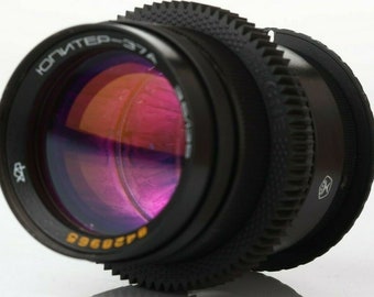 Anamorphic flare & Bokeh Lens 135 mm / F3.5 Jupiter 37a Cine CANON EF mount Mod