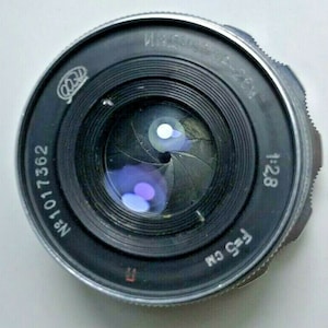 Industar i-26m f/2.8 55mm Rangefinder Red P MACRO Lens M39 Mount Leica M Old
