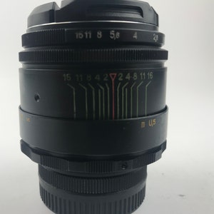Helios 44-2 Lens DSLR 58mm m42 CLA Old Vintage f2 Russian portrait Bokeh Manual Zenit Mount Gift