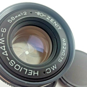 MC Helios 44m-6 58mm f2 CLA Portrait Bokeh Lens DSLR M42 Mount Vintage Prime Fixed