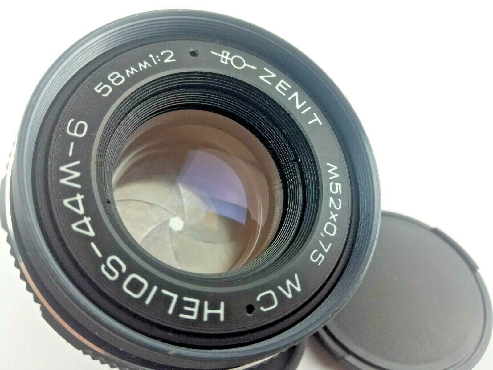 MC Helios 44m-6 58mm F2 CLA Portrait Bokeh Lens DSLR M42