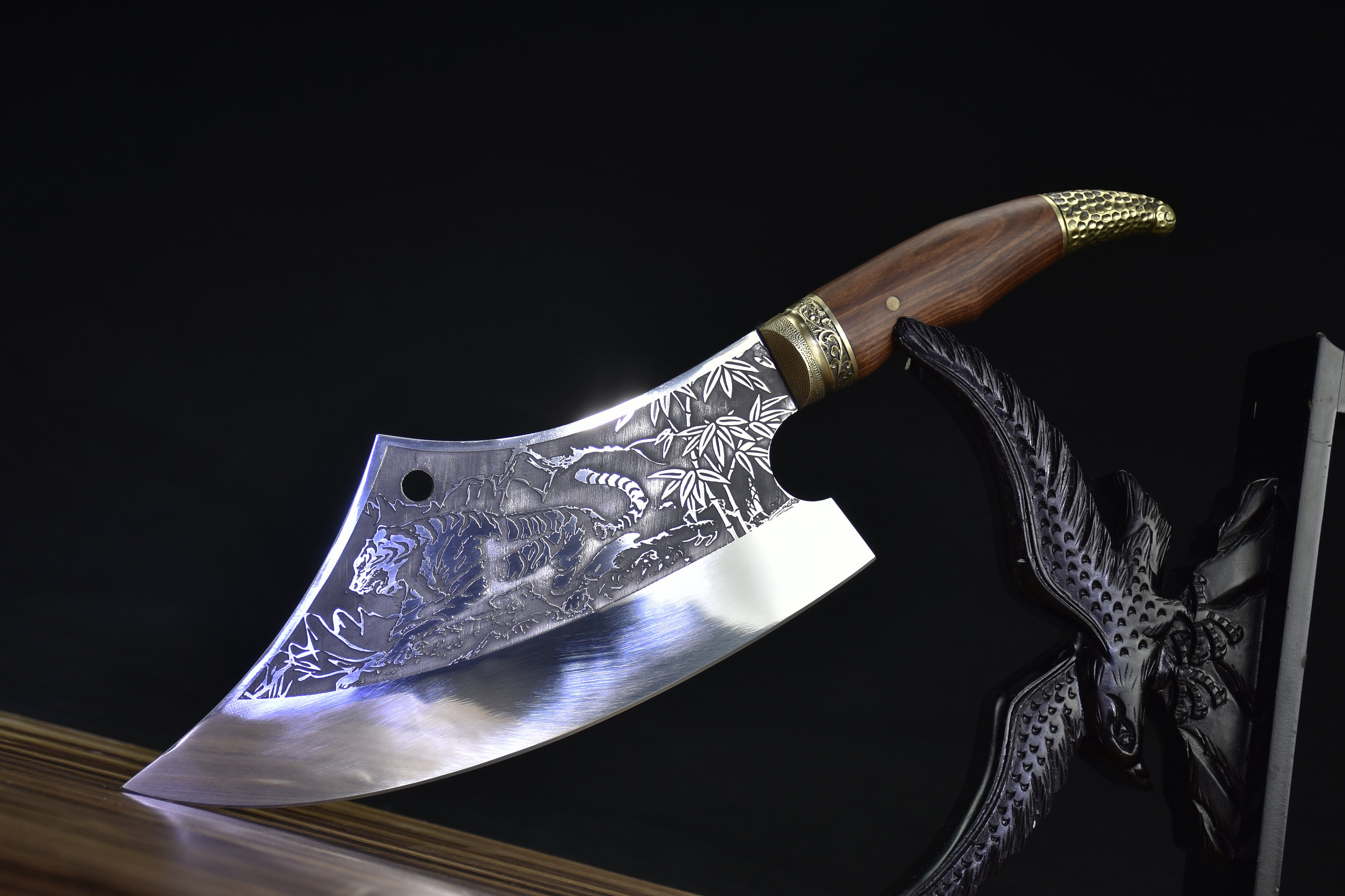 Hand Made Kitchen Knife Chinese Style Kitchen Knife Household Etsy Canada