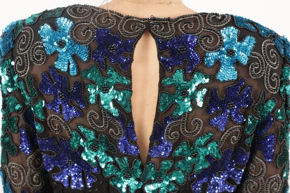 Vintage Sequin Dress - image 4