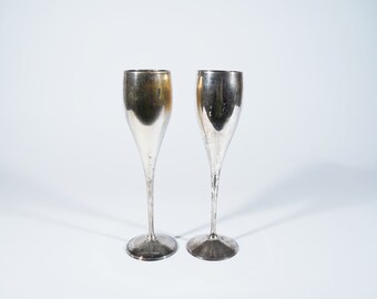 Minimalist Brass Goblets