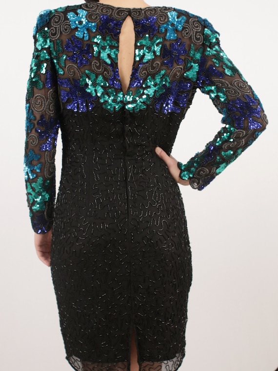 Vintage Sequin Dress - image 2