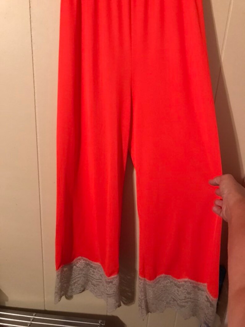 Emilio Pucci wide leg pants with lace