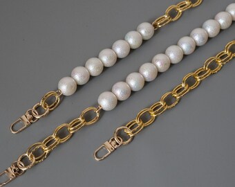 Creative Large Pearl High Quality Purse Chain Metal Shoulder - Etsy