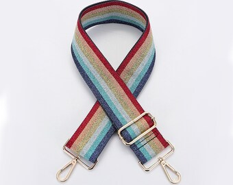 crossbody bolsa with rainbow strap