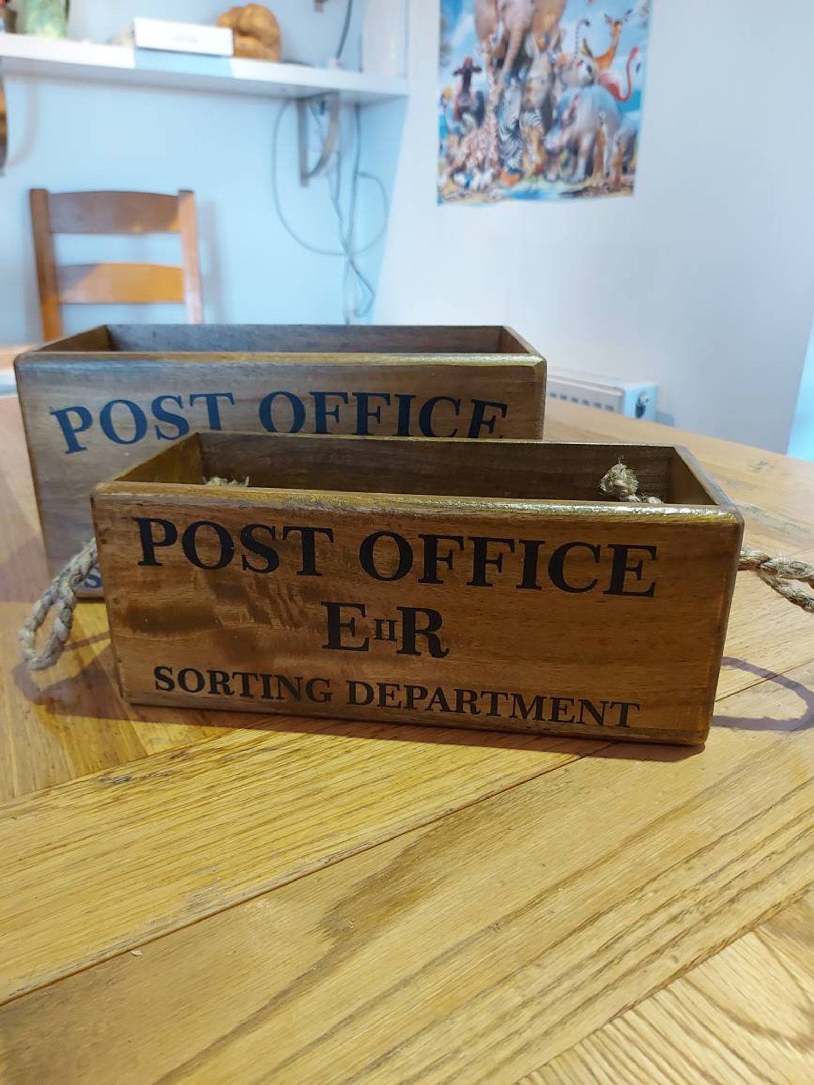 Post Office Storage Boxes Nik Naks Coronation Gift British Etsy UK