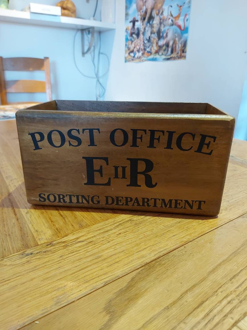Post Office Storage Boxes Nik Naks Coronation Gift British Etsy UK