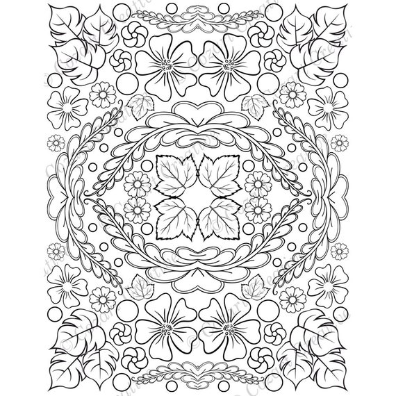 77 Top Flower Kaleidoscope Coloring Pages Images & Pictures In HD