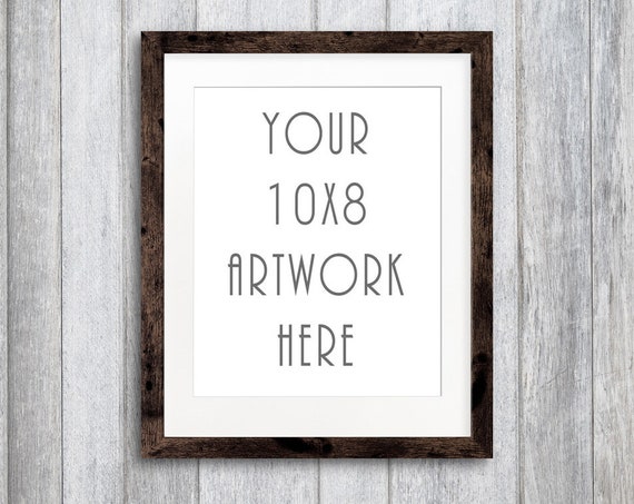 Download Free Rustic Frame Mockup 10x8 Frame Mockup 10x8 Frame Download PSD Mockup Template