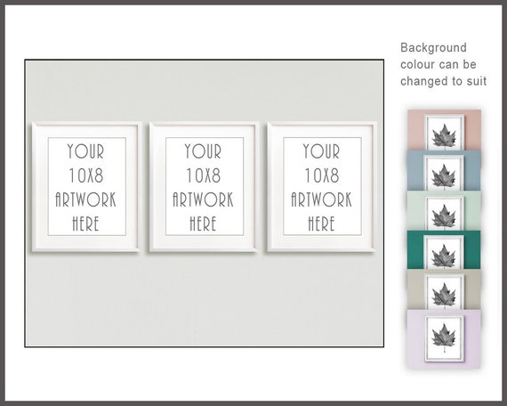 Set Of Frame Mockups 10x8 Frame Mockups 10x8 Matted