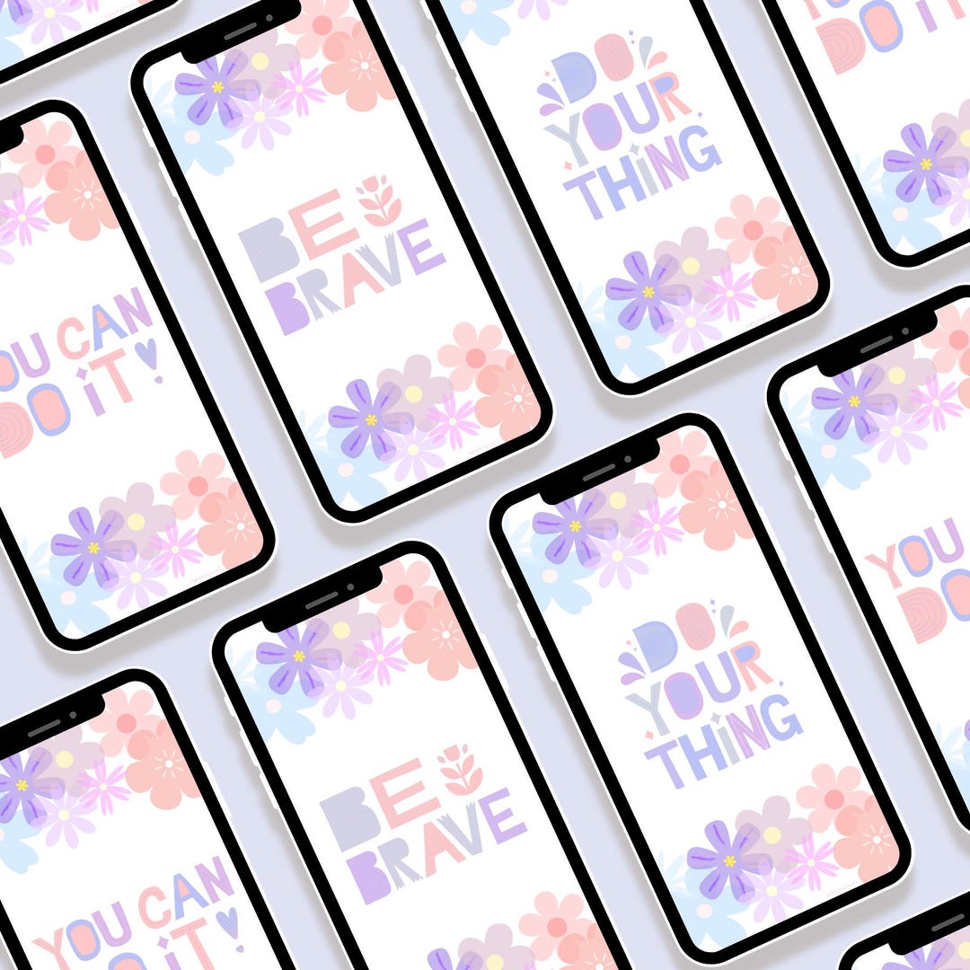 3 Motivational Phone Wallpapers - DIGITAL - Etsy