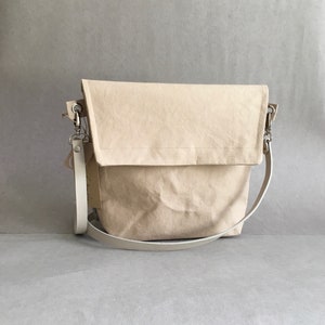 Cross body bag  SnapPap -Mini " IVORY"