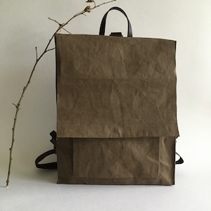 Urban Batoh " Business backpack", Urban backpack, SnapPap bag, Washable Paper Bag, Vegan Bag, Leather-like Paper, Notebook bag,