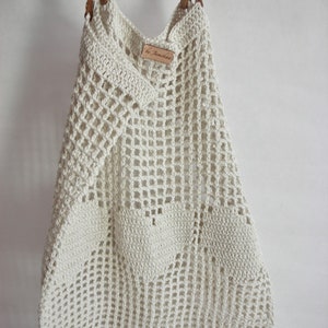Net crochet bag,  Tote bag, Mesh bag,  Net Bag, Market Tote bag, Summer bag.
