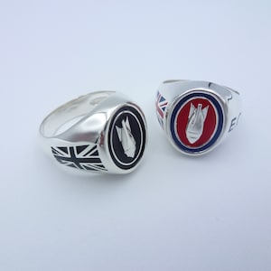 Sterling Silver Ring - 33 Engineer Regiment ( EOD ) Ring – British Army