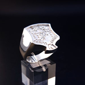 Sterling Silver Kenpo Karate Ring