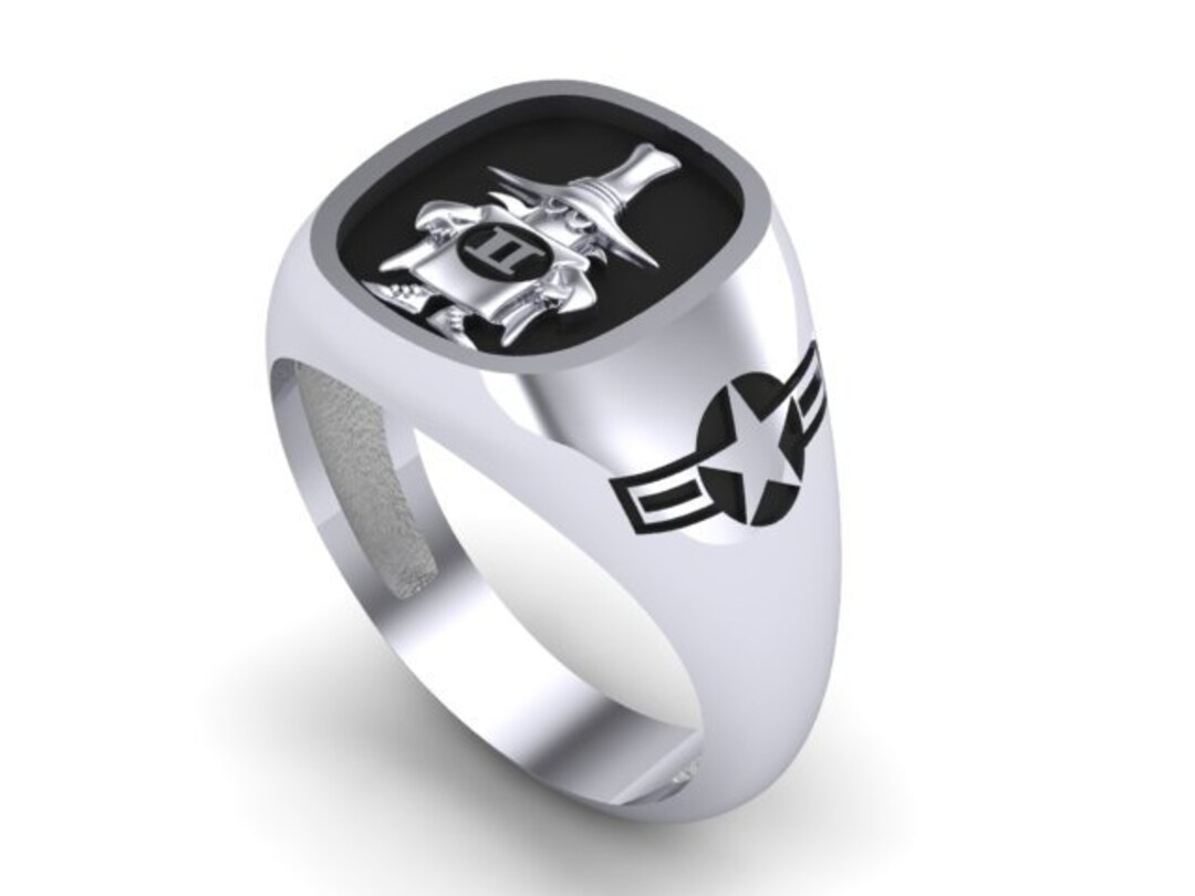 Fpj Ring F-4 Phantom the Spook Sterling Silver Ring Usaf, Raf, De, Jasdf & HAF ...