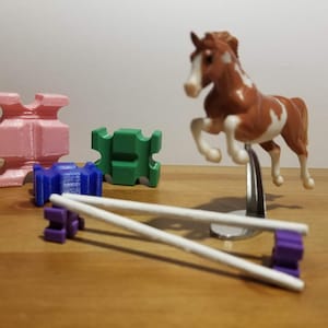 Jump Blocks  Pair for Model Horse fits Breyer Traditional  Classic  Stablemate  and Schleich Scales