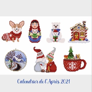 Brickstitch Bijouderé diagram booklet calendar after 2021
