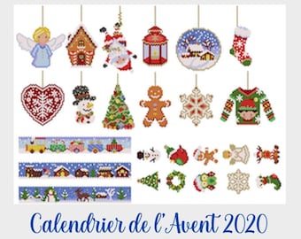 Diagramas de brickstitch o peyote Bijouderé Corazón de Limón - Calendario de Adviento 2020