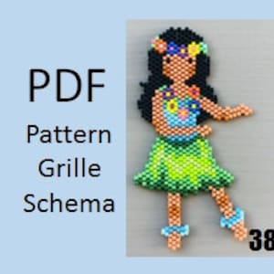 n38 / Miyuki doll weaving pearl diagram / miyuki weaving / miyuki diagram / miyuki model / pearl diagram / pearl weaving