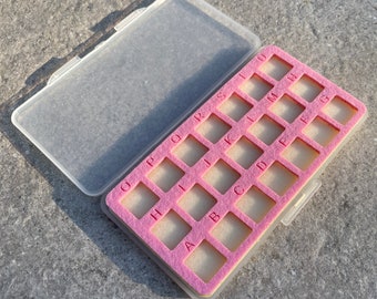 Bead Organizer With Lid, 12 Small Compartments and One Large Compartment 