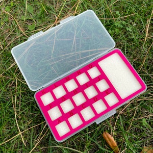 Organizer nomade per perline 15 scomparti e spazio per tessere, organizer da viaggio