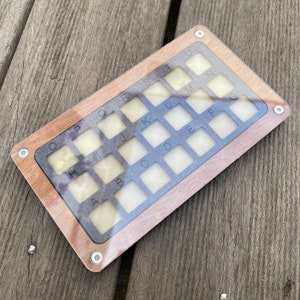 Bead organizer with lid, 5, 10 or 21 compartments