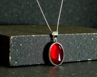 Handcrafted Sterling Silver Garnet Necklace – January Birthstone Jewelry for Her