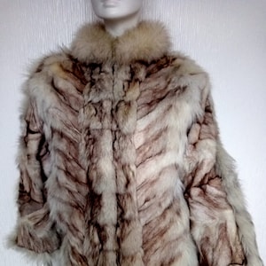 Blue fox Saga fox coat