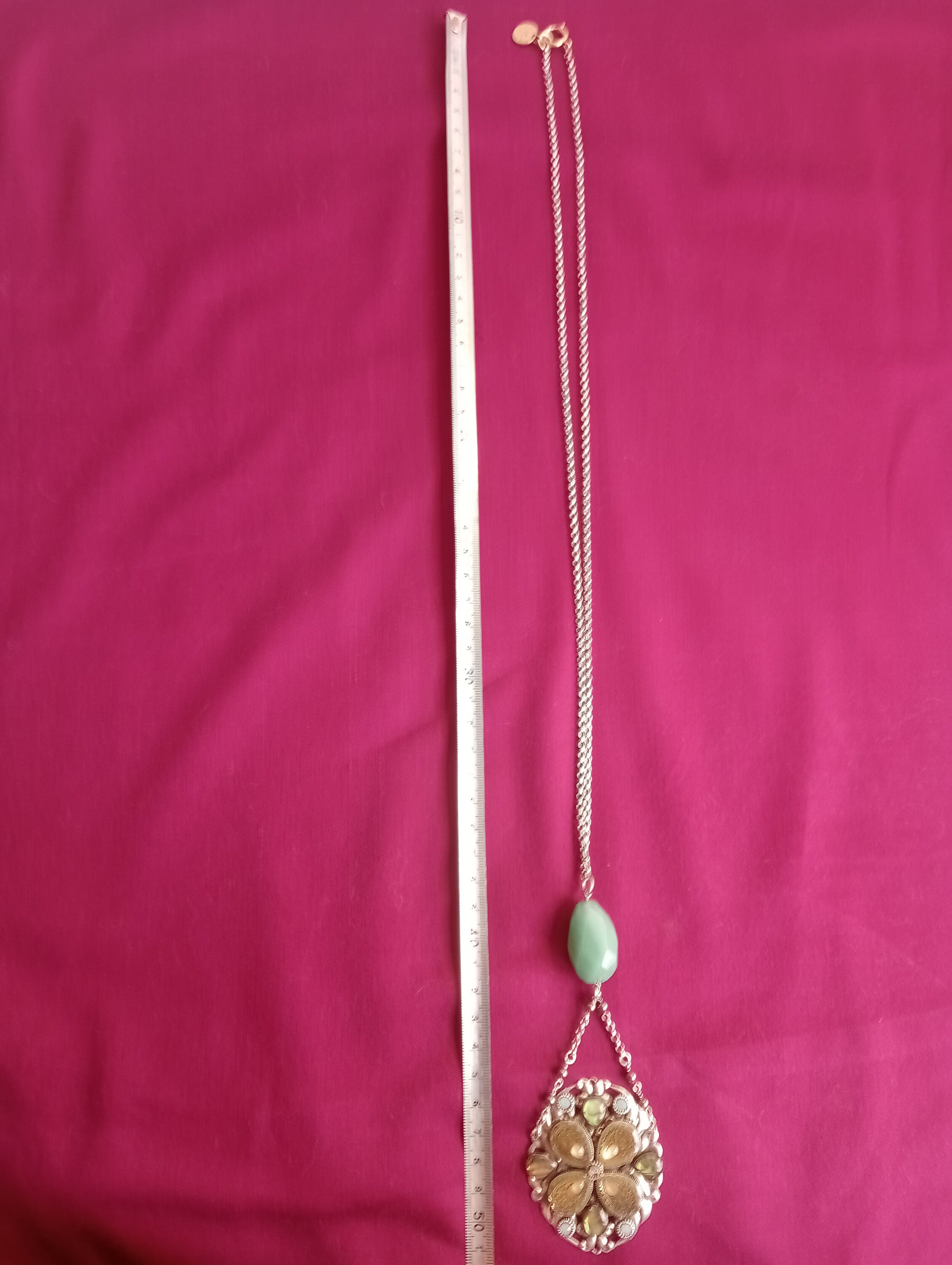 Collier plastron bohème 3 fleurs by Les Néréides