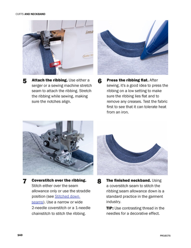 Master the Coverstitch Machine Ebook the Complete Coverstitch Sewing