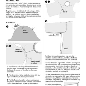 Gurli Puff Sleeve Knit Top PDF Sewing Pattern image 8